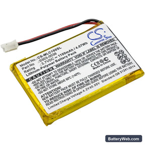 Minelab CTX 3030 WM-10 Replacement Battery, 3.7V, 1100mAh, Li-Polymer 1