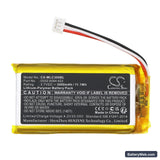 Meil​​ler Replacement Battery, 3.7V, 3000mAh, Li-Polymer 3