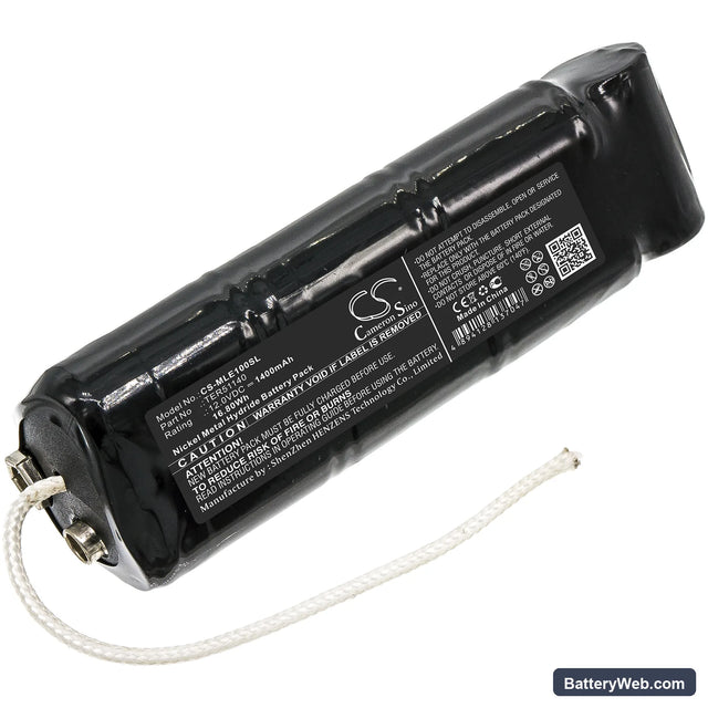Minelab Excalibur 800 Metal Detector Replacement Battery, 12V, 1400mAh, Ni-MH 1