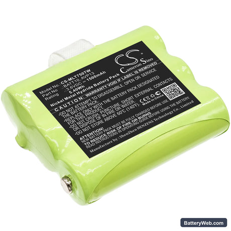 Midland T71 Replacement Battery, 3.6V, 1500mAh, Ni-MH 1