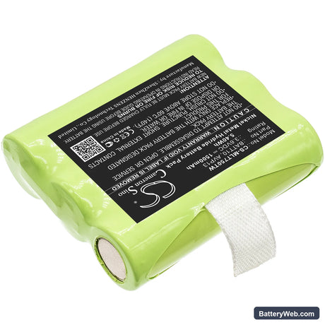 Midland T71 Replacement Battery, 3.6V, 1500mAh, Ni-MH 2