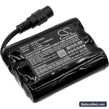 Minelab Sovereign XS Replacement Battery, 11.1V, 3400mAh, Li-ion 1