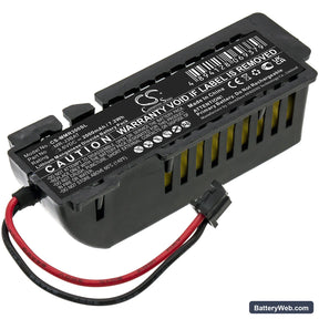 Mitsubishi MelServo MR-J3 Replacement Battery, 3.6V, 2000mAh, Li-MnO2 1