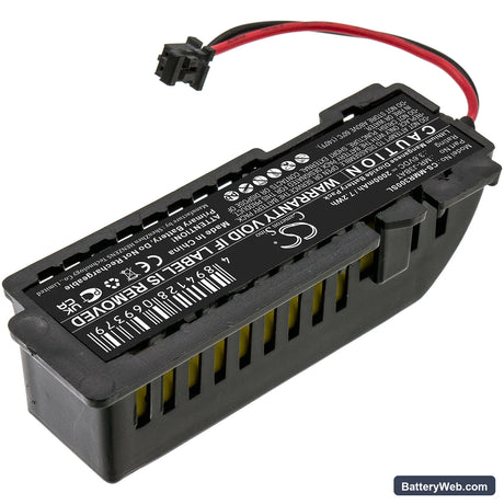 Mitsubishi MelServo MR-J3 Replacement Battery, 3.6V, 2000mAh, Li-MnO2 2