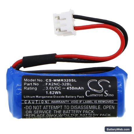 Philips Tables Surgigraphic 6000 Steris Replacement Battery, 3.6V, 450mAh, Li-MnO2 3