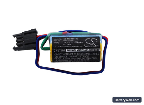 Fey Replacement Battery, 3.6V, 1700mAh, Li-SOCl2 5