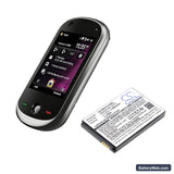 Motorola K1m Replacement Battery, 3.7V, 880mAh, Li-ion 6