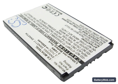 Motorola A760 Replacement Battery, 3.7V, 850mAh, Li-ion 2
