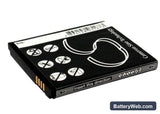Sprint ADMIRAL Replacement Battery, 3.7V, 1300mAh, Li-ion 4