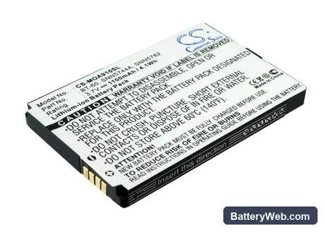 Motorola A910 Replacement Battery, 3.7V, 1100mAh, Li-ion 4