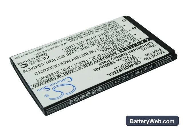 Motorola MB525 Replacement Battery, 3.7V, 1300mAh, Li-ion 1