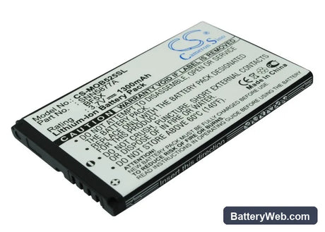 Motorola MB525 Replacement Battery, 3.7V, 1300mAh, Li-ion 4