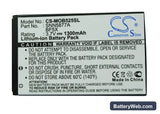 Motorola MB525 Replacement Battery, 3.7V, 1300mAh, Li-ion 5
