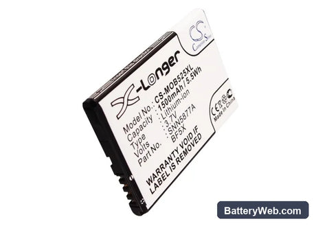 Motorola MB525 Replacement Battery, 3.7V, 1500mAh, Li-ion 5