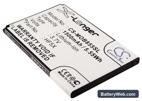 Motorola Photon 4G Replacement Battery, 3.7V, 1500mAh, Li-ion 1