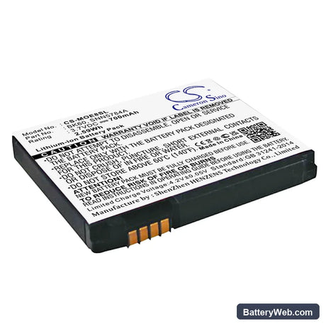Motorola SLVR L9 Replacement Battery, 3.7V, 700mAh, Li-ion 1