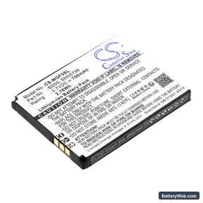 Motorola F3 Replacement Battery, 3.7V, 750mAh, Li-ion 1