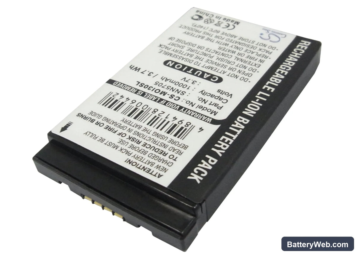 Motorola i870 Replacement Battery, 3.7V, 1000mAh, Li-ion 2