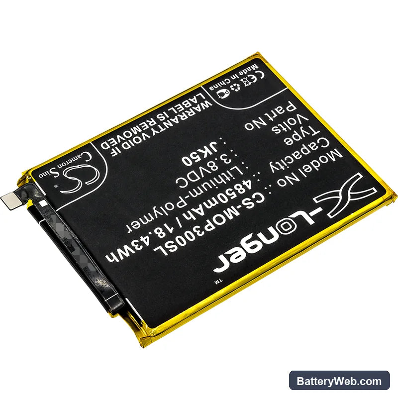 Motorola P30 Note Replacement Battery, 3.8V, 4850mAh, Li-Polymer 2