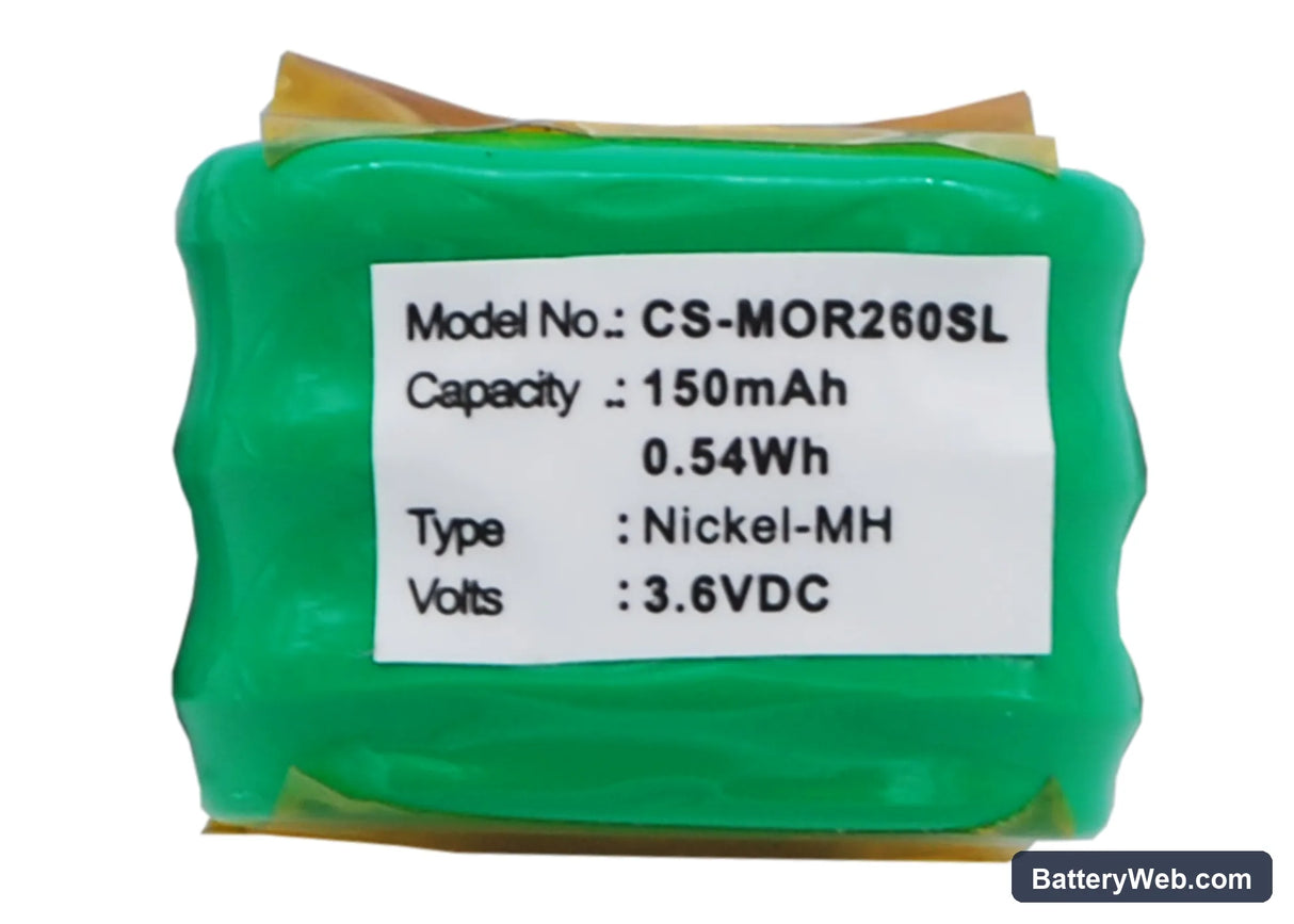 Motorola R2600 Replacement Battery, 3.6V, 150mAh, Ni-MH 1