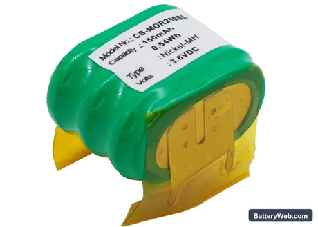 Motorola R2600 Replacement Battery, 3.6V, 150mAh, Ni-MH 2