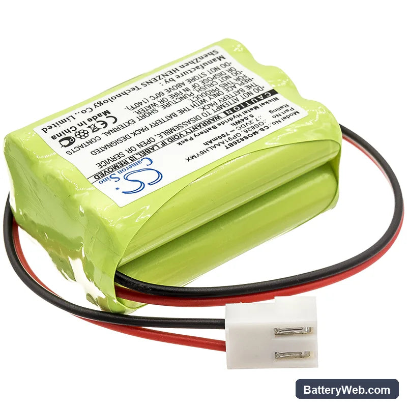 Infinite Prime WES Siren Replacement Battery, 7.2V, 700mAh, Ni-MH 2