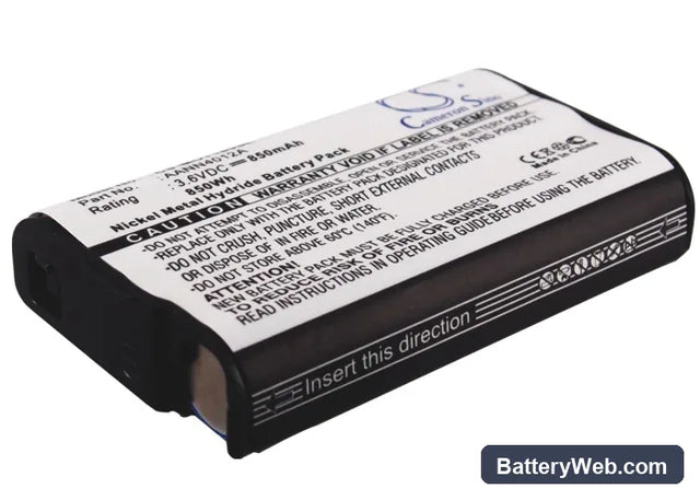 Motorola T180 Replacement Battery, 3.6V, 850mAh, Ni-MH 1