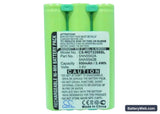 Motorola T2288 Replacement Battery, 3.6V, 800mAh, Ni-MH 5