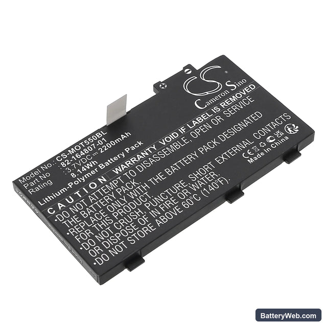 Zebra RFD8500 Replacement Battery, 3.7V, 2200mAh, Li-Polymer 1