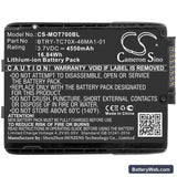 Motorola TC70 Replacement Battery, 3.7V, 4550mAh, Li-ion 5