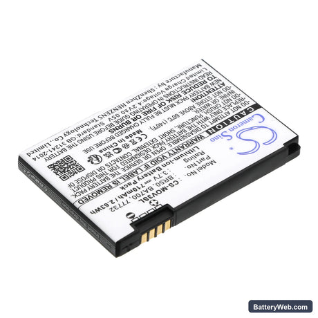 Motorola PEBL U6 Replacement Battery, 3.7V, 710mAh, Li-ion 2
