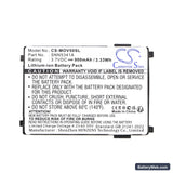 Motorola V2188 Replacement Battery, 3.7V, 900mAh, Li-ion 5