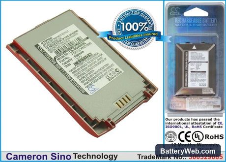 Motorola V690 Replacement Battery, 3.7V, 650mAh, Li-ion 1