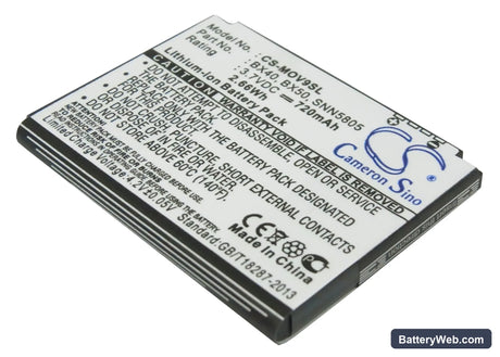 Motorola RAZR2 Replacement Battery, 3.7V, 720mAh, Li-ion 1