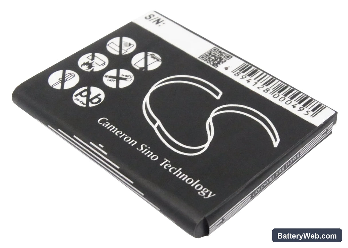 Motorola RAZR2 Replacement Battery, 3.7V, 720mAh, Li-ion 3