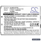 Motorola LEX L10 Replacement Battery, 3.7V, 4500mAh, Li-ion 5