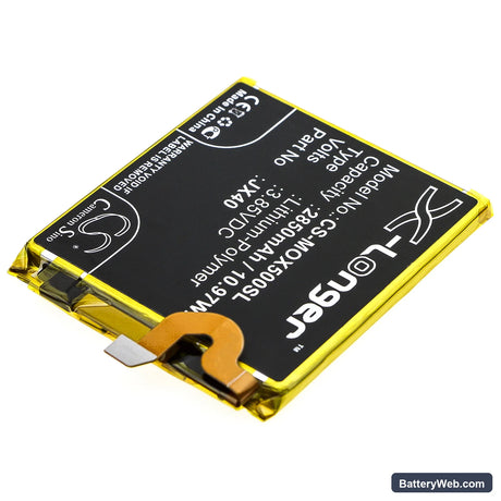 Motorola Moto X5 Replacement Battery, 3.85V, 2850mAh, Li-Polymer 2