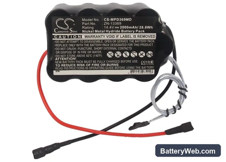 Medtronic DEFI-B M110 Replacement Battery, 14.4V, 2000mAh, Ni-MH 4