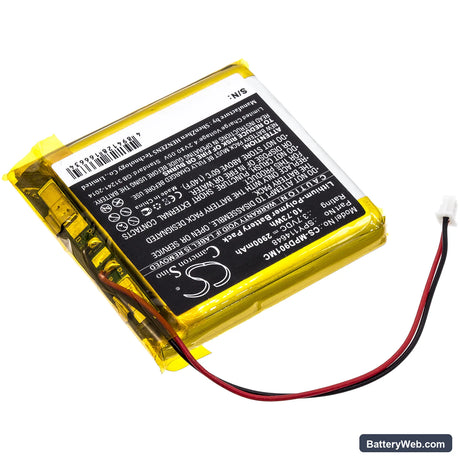 Marantz PMD-901V Replacement Battery, 3.7V, 2900mAh, Li-Polymer 2