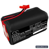 Physio-Control Lifepak 9 Replacement Battery, 16V, 2500mAh, Sealed Lead Acid 1