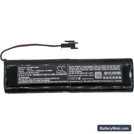 Mipro MA-100su/du Replacement Battery, 14.8V, 2600mAh, Li-ion 3