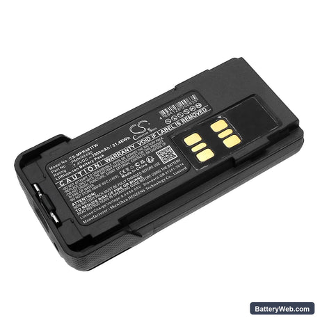 Motorola XPR3300 Replacement Battery, 7.4V, 2900mAh, Li-ion 1