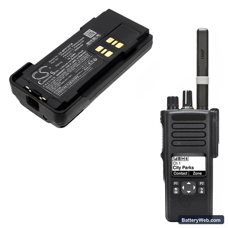 Motorola XPR7350 Replacement Battery, 7.4V, 2200mAh, Li-ion 6