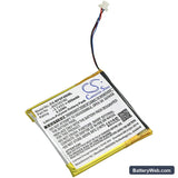 SanDisk Sansa View 8GB Replacement Battery, 3.7V, 600mAh, Li-Polymer 1