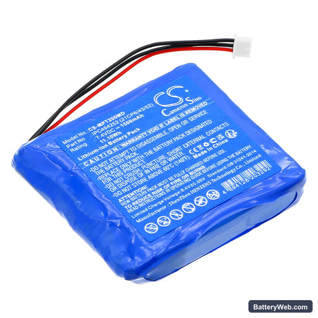 Medcaptain TP-20S Replacement Battery, 7.4V, 1500mAh, Li-ion 1
