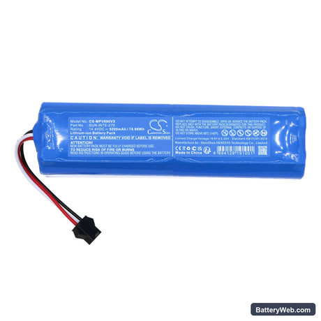 Mamibot eXVAC 890 Replacement Battery, 14.4V, 5200mAh, Li-ion 3
