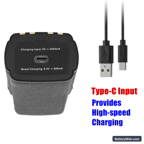 Motorola APX7000 Replacement Battery, 7.4V, 5000mAh, Li-ion 6