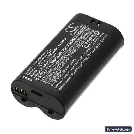 MYQ SMART GARAGE VIDEO KEYPAD Replacement Battery, 3.7V, 5200mAh, Li-ion 1
