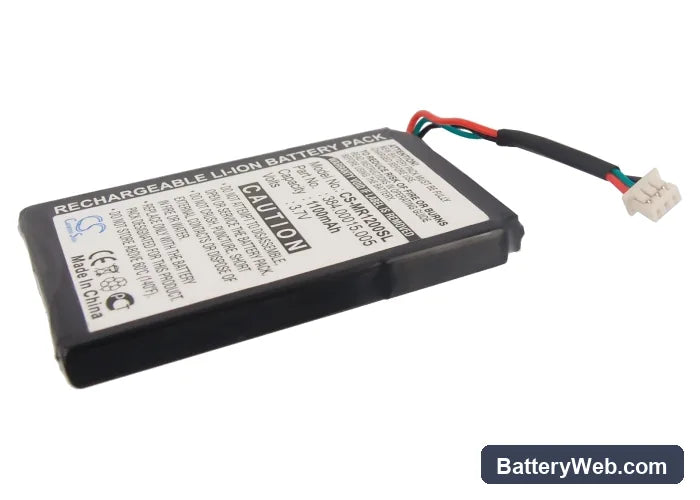 Magellan RoadMate 1200 (3 wires) Replacement Battery, 3.7V, 1100mAh, Li-ion 1