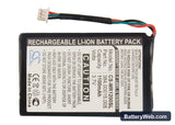 Magellan RoadMate 1200 (3 wires) Replacement Battery, 3.7V, 1100mAh, Li-ion 5